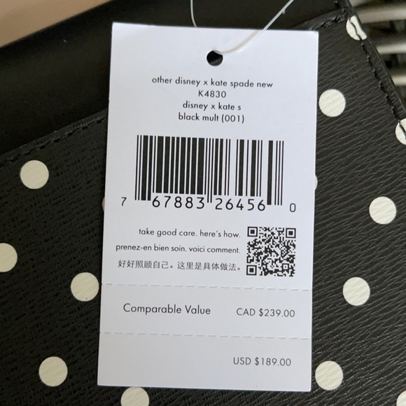 disney x kate spade new york minnie mouse north south flap phone crossbody - Picture 8 of 16